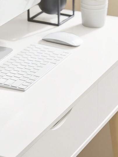 SoBuy FWT40 WN, Home Office Tafel Bureau Computer Workstation Drawers view 5