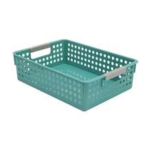 HOHOBLA 24 Pack Turn In Trays Classroom, Baskets For Classroom, Plastic Storage Baskets With Handles, Colorful Organizer Baskets, Storage Bin Book Baskets For Papers Crayon Pencils Storage [US STOCK, Christmas Gift] - Default - View 7