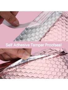 10个/包 玫瑰金加厚铝箔缓冲防水包装气泡袋 - 玫瑰金 - 查看 4