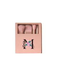 Set di pennelli cosmetici portatili color pelle con specchi, stampa floreale con lettere da A a Z, set di pennelli per trucco con setole morbide, pennelli da viaggio per il trucco con scatole a specchio, penne cosmetiche multifunzione mini, pennelli per fondotinta, pennelli per ombretti, strumenti per principianti per la bellezza, set di organizer per il trucco, rastrelliera per il trucco, include pennelli cosmetici, regali convenienti per ragazze, set di strumenti per il trucco, forniture da viaggio portatili, articoli da viaggio necessari, set di pennelli completo, set di pennelli per il trucco, kit di trucco completo, set di pennelli, set di pennelli per il trucco, set regalo per il trucco