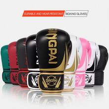GINGPAI Găng tay đấm bốc chuyên nghiệp cho trẻ em tập Kickboxing, Muay Thái, MMA, Găng tay đấm bốc thoáng khí cho nam và nữ - Nhiều màu - Xem 3