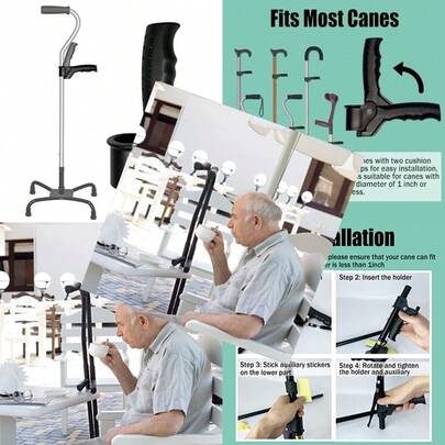 Cane Handle For Standing Aids Seniors Stand Assist Walking Upright Crutches Accessories Mobility Aids And Equipment Balance Support Walking Sticks To Get Up For Men Women Elderly