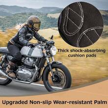 Skeleton Gloves Adjustable Lightweight Racing Skull Sports Work Bone Gloves Anti - Slip Breathable Men Women Motorcycle, Cycling, Biking, Workout - #1 綠色 - 全指 - 骷髏圖案 + 加大號 - 查看 2