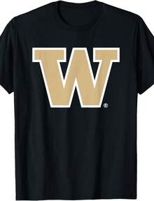 Washington Huskies Icon Officially Licensed T-Shirt - màu đen - Xem 1