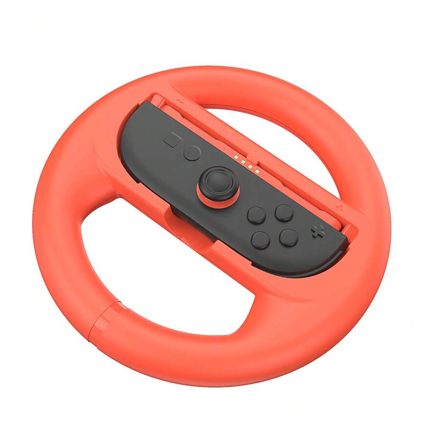 Ruedas de Dirección para JoyCons de Switch 2,Volante para Nintendo Switch 2 (2025)(Pack de 2), Accesorios para Mandos Joy-Con Izquierdo y Derecho, 2 Piezas Volante Compatible con para Nintendo Switch 2 Joy-Con (Naranja y Azul) - Multicolor - Ver 1