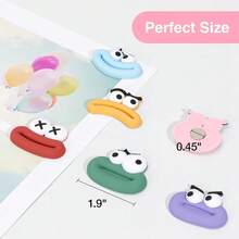 12Pcs Fridge Magnets Cute Refrigerator Magnets, Strong Magnets For Whiteboard Cabinet Locker, Rubber 3D Funny Decorative Magnets For Classroom Kitchen Office,Colorful - Colorful - View 3