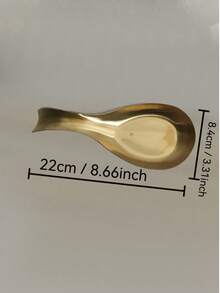 1/2/3PCS Fish Shape Stainless Steel Spoon Rest Food Clip Hot Pot Spoon Tray Hotel Restaurant Kitchen Utensil Holder Shelf Tray.Buffet Spoon Rack Set Christmas Gift Back To School - Silver - View 19