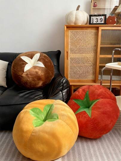 1 chiếc gối trang trí bằng nhung mềm mại họa tiết cà chua dễ thương, thiết kế hình học hiện đại, gối hình nấm mềm mại, chỉ giặt tay, gối sofa sáng tạo, điểm nhấn trang trí phòng khách, phù hợp cho sofa, giường và phòng khách, món quà sinh nhật hoàn hảo.