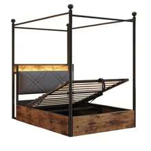 Bed Frames - Black + Metal(2) - View 6