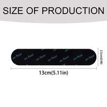 4/8/12 Stücke Teppichgreifer, Teppichband für rutschfeste Läufer auf Laminatböden, Teppichband für Holzböden und Fliesen, zum Stoppen von Teppichverschiebungen, waschbare Teppichgreifer - Schwarz - Übersicht 2