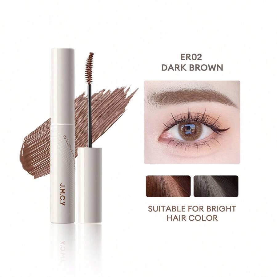 J.M.C.Y Gel nhuộm lông mày lâu trôi không thấm nước, thuốc nhuộm lông mày tự nhiên, màu nâu - R02 NÂU ĐẬM - Xem 1