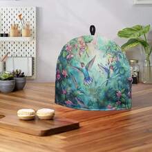 Hummingbird Tea Cozy For Teapot Insulated Floral Tea Pot Cover Kitchen Decoration Cattle Wildlife Thick Tea Pot Cozy For Keeping Warm,Hummingbird-3 - 蜂鳥-3 - 查看 5
