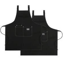 Heavy-Duty Aprons 2 Packs, 100% Hand-Stitched Fabric, Multi-Pocket Design, Adjustable Shoulder And Neck, Suitable For Kitchen, BBQ, Coffee Shop, Hairdresser, Carpenter, Painter - Multicolor - View 5