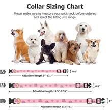 Pet Basic Dog Collars - Light Green Flower - View 10