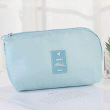 1pc Portable Travel Organizer Bag, Minimalist Waterproof Cosmetic, Cable, Jewelry Storage - Multicolor - View 4