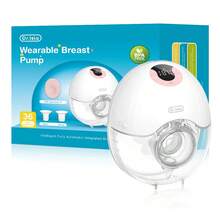 1pc 210ml Wearable Electric Breast Pump 4 Modes Inverter Mode 36 Settings Per Mode Low Noise Anti-Spill Design