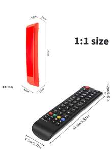 电视遥控器保护套，兼容 BN59-01315A/AA59-00741A 原装硅胶套，隔热防静电，适合闺蜜节、小狗、狂欢节、妇女节、旅行必备、婚礼回礼、Y2K、卧室、汽车配件、厨房装饰、家居用品、母亲节礼物、卧室装饰、花园、夏季、海滩、旅行必备、房间装饰、软萌玩具、毕业季等场合。 - 彩色 - 查看 2
