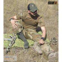 Boot Socks - Tactical Trekking Hiking - Outdoor Athletic Sport Black - Small + Black 2 Pairs - View 4