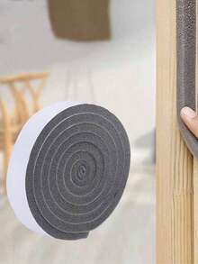 1/2/3Rolls Door Window Sealing Strips Self-Adhesive Insulation Foam Tape Sponge Door Gap Soundproof And Dustproof Windproof Plastic Steel Window Self Adhesive Type Sound-Proof Door Window Foam Noise Insulation Excluder - Multicolor - View 5