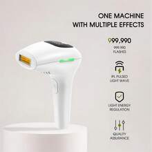 1 Unit 999,990 Flashes IPL Laser Hair Removal Device, 5 Adjustable Levels, Permanent Home Electric Depilator, Suitable For Women, Can Be Used On Bikini Line, Body, Underarms, Back, Legs And Other Areas, Professional Painless IPL Hair Removal Tool - EU C Type Plug(220-240V) - View 4