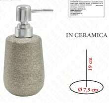 3pcs Satin Ceramic Bathroom Set With A Textured Feel, Simple And Sophisticated. Bathroom Items, Household Items, Including Hand Soap / Hand Cream Dispenser, Soap Dish And Toothbrush Cup; Bathroom Home Decor; Cream And Shampoo Dispenser; Bathroom Toothbrush Cup; Bathroom Set; Bathroom Tools; Bathroom Accessories - Light Grey - View 7