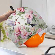 Hummingbird Tea Cosy For Teapot Floral Tea Cosy For Teapot Thick Home Decorative Kettle Kitchen Dust Cover Kitchen Accessory,HummingbirdFloral - HummingbirdFloral - View 3