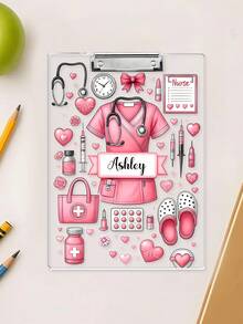 Nurse Scrubs Clipboard,17 Styles,Personalized Nurse Gift, Nurse Appreciation Week Gift, CNA Gifts, Medical Assistant Clipboard, Medical Gift Ideas - Multicolor - View 28
