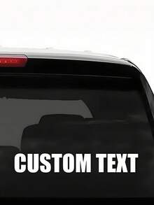 Customized Vinyl Car Decal | Car Window Sticker Banner Personalized User Name Sticker - Multicolor - View 4