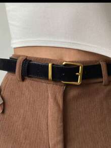 Cinto de Cintura Estilo Coreano em Veludo Suede para Mulheres, Cinturão de Cintura para Suéter, Blazer, Casaco