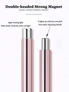 二合一猫眼美甲凝胶磁性棒套装,长铝柄强磁钢球美甲工具,多功能强力磁性猫眼凝胶指甲油笔,可拆卸美甲工具,适合家庭DIY和美甲沙龙使用 - 彩色 - 查看 7