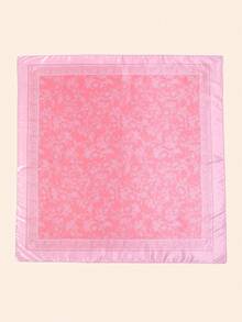 1pc Floral Print Bandana Scarf, Women Headband/Neckerchief - Multicolor - View 4