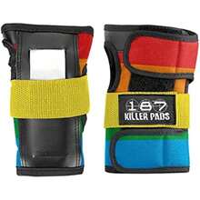 187 KILLER PADS Muñequeras para Skateboarding(Arco iris CH) - Multicolor - Ver 2