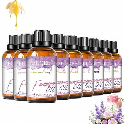  30ml EUQEE Fragrant Oil Scented Oils For Soap, Candle Making,Diffuser, Humidifier, Massage ,Bath Sleep Relaxation