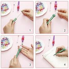 4Amazonia 10/20/50支/套串珠圆珠笔DIY套装 - DIY炫酷金属笔，适合学生、教师、毕业礼物 - 黑色墨水办公用品 - 彩色 - 查看 4