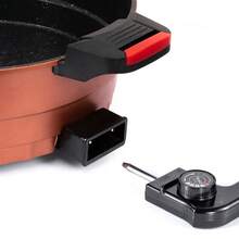 RAF.Multi-functional cooker, 8L electric frying pan, hot pot, electric steamer, instant noodle cooker. - Tipo de Enchufe A USA (110-127V) - Ver 4