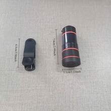 DFIO 8X Zoom Lens For Smartphone - Clip-On PVC Camera Lens With Special Effects For Phone Photography - Xem 3
