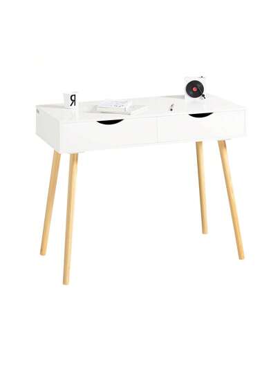 SoBuy FWT40 WN, Home Office Tafel Bureau Computer Workstation Drawers view 8