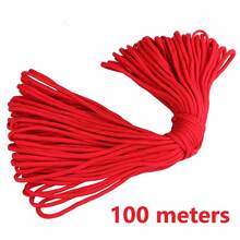 10/50/100m/Pack 7-Strand Multicolor Camouflage Outdoor Tent Emergency Survival Rope, Multi-Purpose Camping Binding Climbing Towing Rope, Bracelet Weaving Hanger Leash, Durable DIY Rope