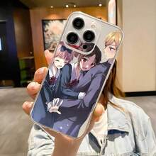 1 Piece Kaguya Sama Love Is War Phone Case Compatible With  17 16 15 14 13 12 11 Pro Max Air Soft Case Transparent Silicone Soft Case, Case Compatible With  17 Pro Max Case,  17 Pro Case,  17 Case,  16 Pro Max Case - Z3 - View 10