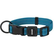 Mejores Suministros para Mascotas Correa o Collar Reflectante para Perros Voyager con de Neopreno, para Cachorros de Razas Pequeñas, Medianas y Grandes, Lindo y Resistente para Caminar, Correr y Entrenar - Turquesa, S - Collar (Azul Real) - Ver 6