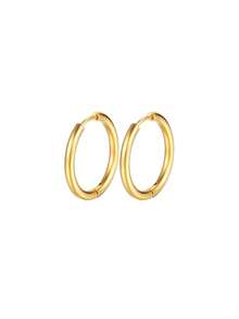 1 Cặp bông tai tròn bằng thép không gỉ thời trang tối giản dành cho nam để trang trí hàng ngày làm quà tặng trang sức - Nhiều màu - Xem 19