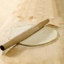 French Rolling Pin (17 Inches) U2013WoodenRoll Pin For Fondant, Pie Crust, Cookie, Pastry, Dough U2013Tapered Design &Amp; Smooth Construction - Essential Kitchen Utensil - ColorB - 查看 3