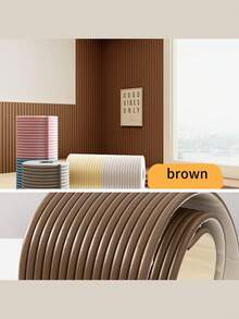 1pc W-Shaped Baby Bumper Guard, Decorative Protective Cushion For Nursery, Furniture Corners, Walls, Daycare, No Adhesive Required, Soft Foam For Baby