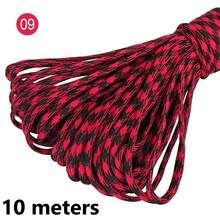 10/100m/Pc Fluorescent Color Camouflage 7-Strand Paracord, Suitable For Outdoor Multipurpose Emergency Survival Rope, Parachute Cord, Bracelet Woven, Camping, Laundry Line, Pet Leash, Durable DIY Rope - 10 Meters - View 52