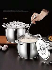 4-Piece Thickened Stainless Steel Mesh Oil Container, Large-Capacity Double-Handle Oil Can, Separated Design, Suitable For Home And Restaurant Use, High Temperature Resistant And Durable, 4/3 Liters / 17.02 Cm - Multicolor - View 6