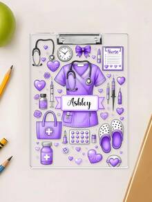 Personalized Nurse Clipboard-32 Styles,Nurse Gift, Nurse Appreciation Gift, Gift For Nurse, Personalized Clipboard, Custom Clipboard,Nurse Day,Office Decor ,Festival Blessing - Multicolor - View 36