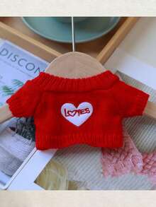 1pc Christmas Car Gear Shift Knob Cover, Universal Holiday Dust Cover, Figurine Replacement Clothing Accessory, Sweater Backpack Hanging Decor, Fashionable Mini Knitted Sweater Decoration - Multicolor - View 19