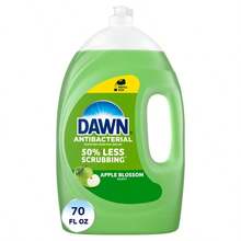 Dawn Apple Blossom Free & Clear Ez Squeeze Dishwashing Liquid-Lemon Essence Dishwashing Liquid For Kitchen Use Soft Scent Fresh Smell Easy To Squeeze-Dish Soap, Dish Detergent, Concentrated Formula, Tough Grease Cleaner, Natural Dish Wash, Grease Cutter, Sink Suds, Scrubber Liquid, Gentle Hand Soap, Dishwashing Goo,Is Suitable For Washing Daily Tableware (Plates, Bowls, Cups), Kitchen Utensils (Pans, Spatulas), Cleaning Fruits/Vegetables, Degreasing Cookware, Wiping Kitchen Surfaces, And Hand-Washing Small Laundry Items. - Multicolor - View 7