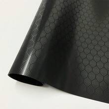 Película de vinilo premium para envolver vehículos, de fibra de carbono negra con patrón hexagonal en nido de abeja, con liberación de aire, para decoración de automóviles y motocicletas