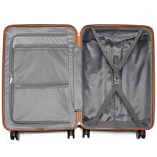 Lightweight PP Hard Shell Suitcase Luggage 20in Cabin Carry On 24in Medium Check In 28in Large Check In 3 Piece Set Spinner Wheels TSA Lock Travel - Navy Blue - View 11